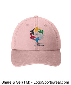 Ladies Pink COF Hat Design Zoom