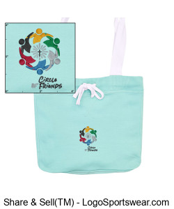 Embroidered COF Tote Bag - Oasis Design Zoom